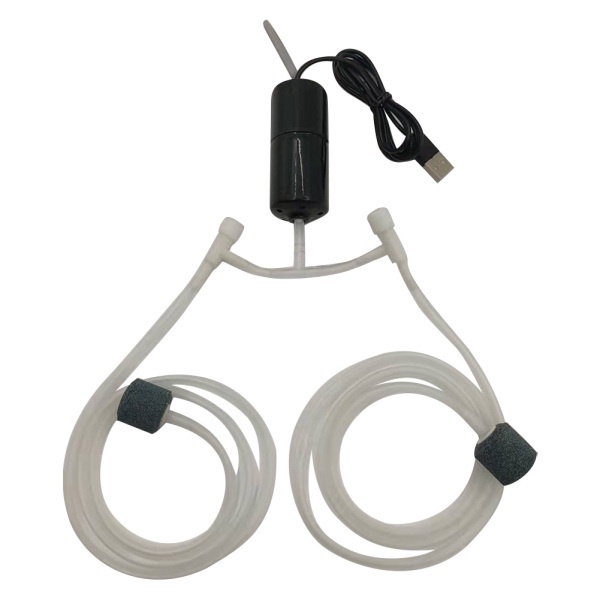 Máy Bơm Oxy Mini Sạc Usb Siêu Êm Cho Bể Cá