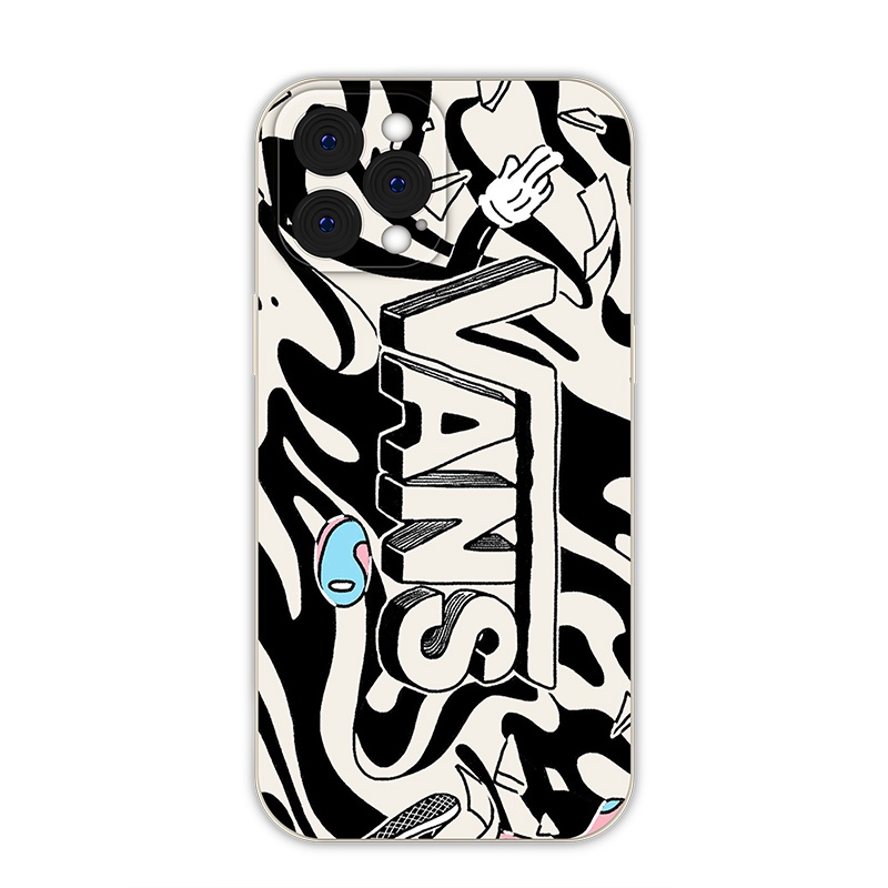 Ốp lưng IPhone cạnh vuông Logo Vans BVC 6/6plus/6s/6splus/7/7plus/8/8plus/x/xr/xs/11/12/13/14/pro/max/plus/promax BVC262