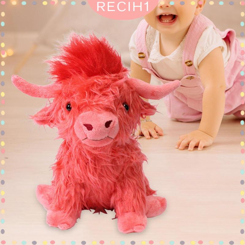 Bò Nhồi Bông Trang Trí Phòng Cho Bé