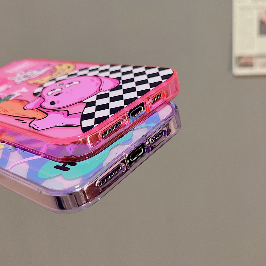 Ốp Điện Thoại tpu Dẻo Trong Suốt Họa Tiết Hoạt Hình Độc Đáo Chống Sốc Chống Rơi Cho iPhone 11 12 13 14 PRO Max