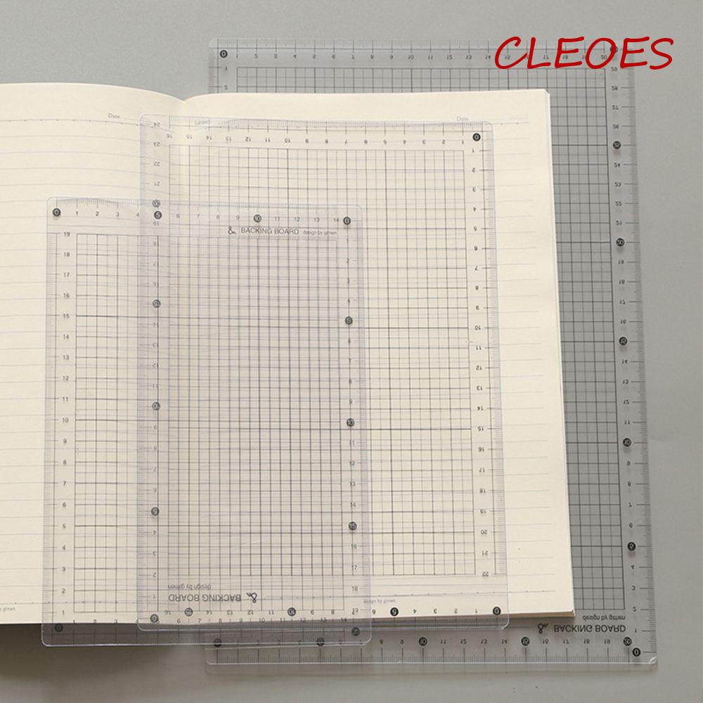 Thước Kẻ Ô Trong Suốt Không Biến Dạng Phẳng Dùng Trong Trường Học