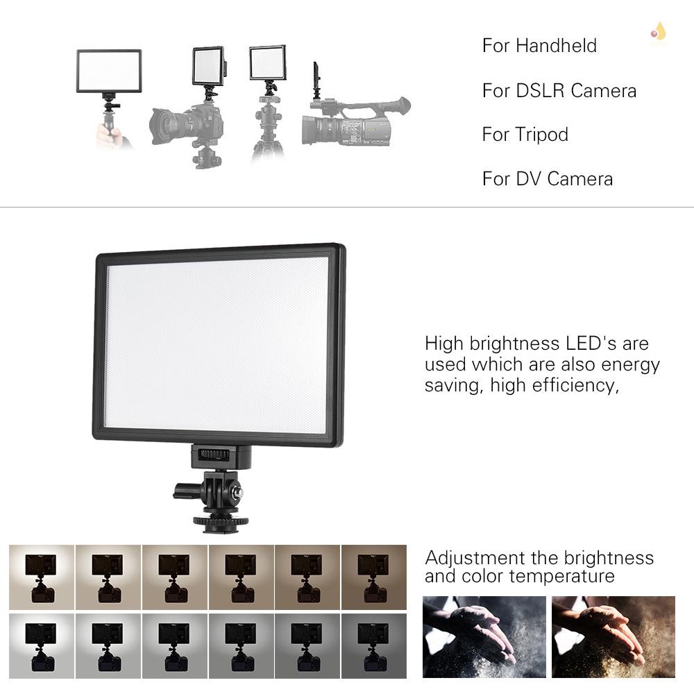 PANASONIC Đèn LED Chụp Ảnh / Video Có Thể Điều Chỉnh Độ Sáng (mynivn) Chuyên Nghiệp Đèn Led Siêu Sáng 987LM 3300K-5600K CRI95 + Chuyên Dụng Cho Dslrc 987LM 3300K-I5600K