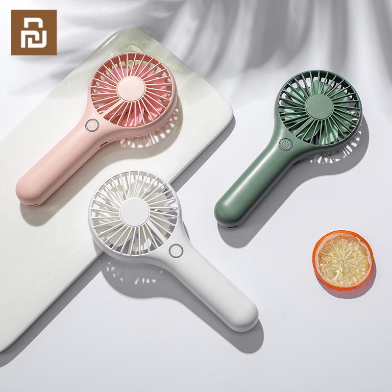 Xiaomi YouPin quạt điện mini quạt tích điện Quạt Cầm Tay USB Ngoài Trời Di Động Mini Im Lặng Di Động Sạc Sinh Viên Quạt Nhỏ