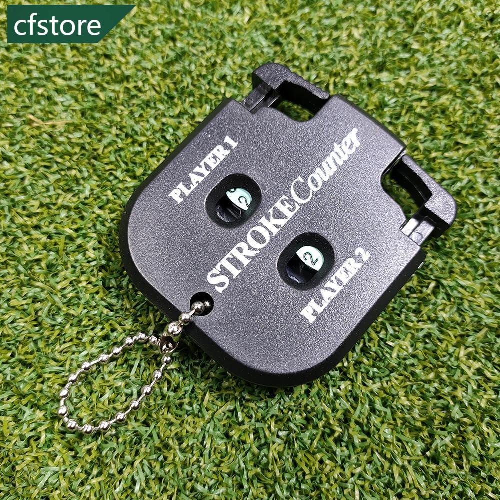 Dụng Cụ Đếm Điểm Chơi Golf Hình Vuông Kèm Móc Khóa D5W9