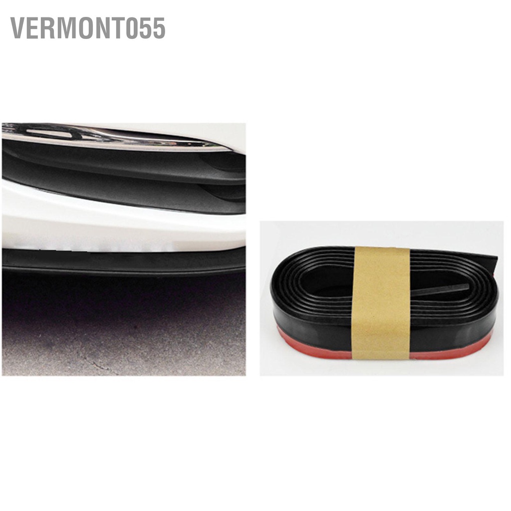 Vermont055 Cản trước Bảo vệ môi lớn có thể gập lại Sọc cao su cho xe hơi