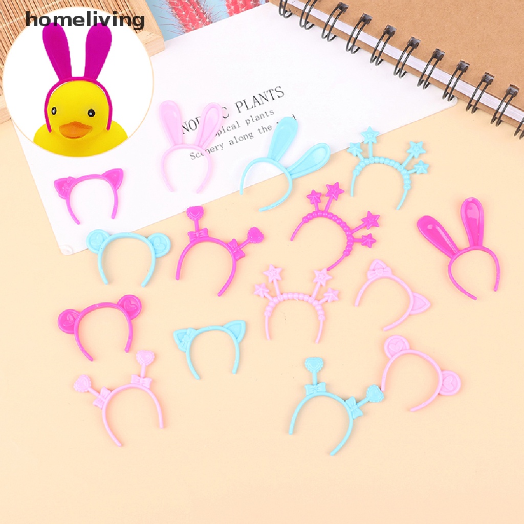 Set 5 Băng Đô Tai Thỏ / Mèo / Gấu 30cm Dễ Thương Dành Cho Búp Bê