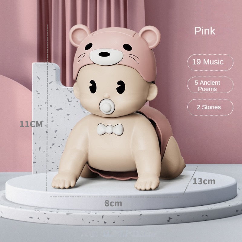 Đồ Chơi Búp Bê Bò Phát Nhạc Theo Phương Pháp Montessori Cho Bé