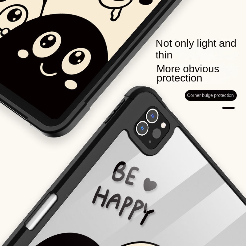 Ốp Máy Tính Bảng Bằng Acrylic Chống Rơi Cho iPad 2020 10.2 8th 2018 9.7 Mini 5 2021 Pro 11 10.5 Air 3 4 iPad 5 6