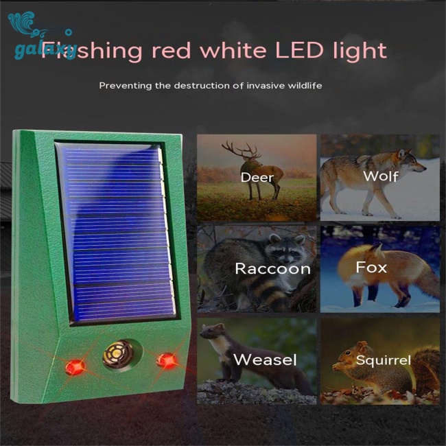 Galaxy Đèn Led Năng Lượng Mặt Trời Chống Nước Đuổi Côn Trùng Cho Thú Cưng Chó Mèo Chuột