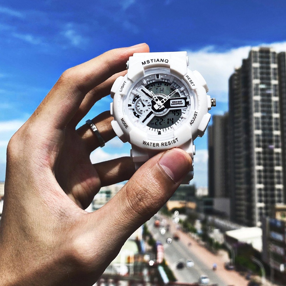 Đồng Hồ Điện Tử Chống Thấm Nước Thời Trang Dành Cho Trẻ Em Và Người Lớn