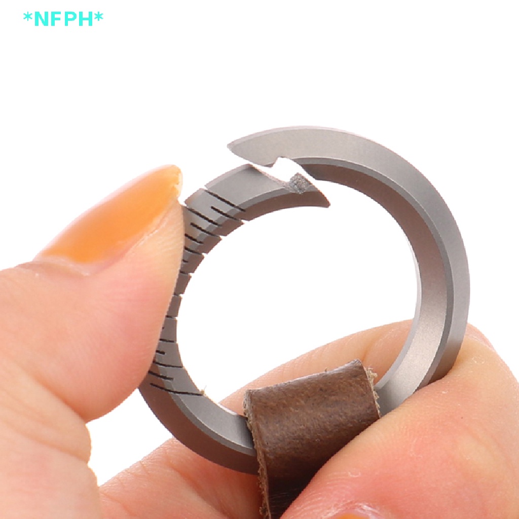 Móc Khóa Thắt Lưng Da Bằng Hợp Kim Titan NFPH &gt; Dụng Cụ Ngoài Trời Mới