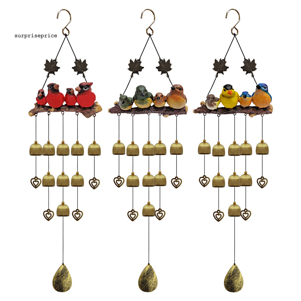 Spa Chuông Gió Kết Cấu Tinh Tế Hình Chim Trang Trí Phòng Khách / Nhà Ở / Ngoài Trời