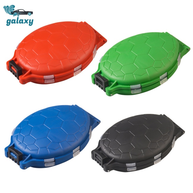 Galaxy Set 2 Hộp Đựng Dụng Cụ Câu Cá 12 Ngăn Hình Rùa Nhiều Màu Sắc