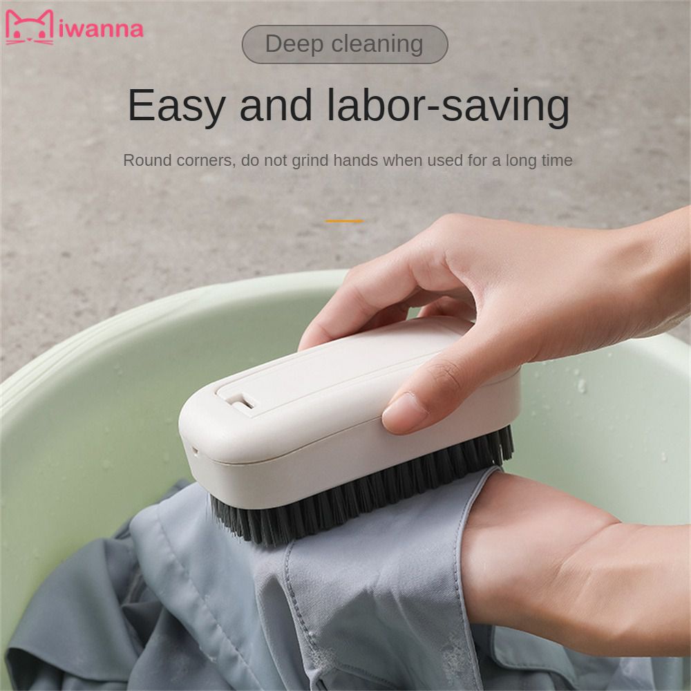 Bàn Chải Giày Giặt Bằng Nhựa Chống Trượt Màu Trơn Bàn Chải Gia Dụng Bàn Chải Làm Sạch Bằng Nhựa Mềm Đa Năng VN