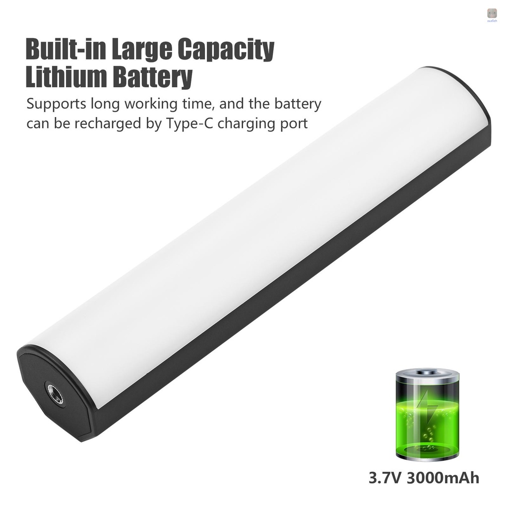 Đèn LED Chiếu Sáng Andoer W200RGB 2500K-9000K 20 Hiệu Ứng Ánh Sáng CRI95 + Có Thể Sạc Lại Với Màn Hình LCD