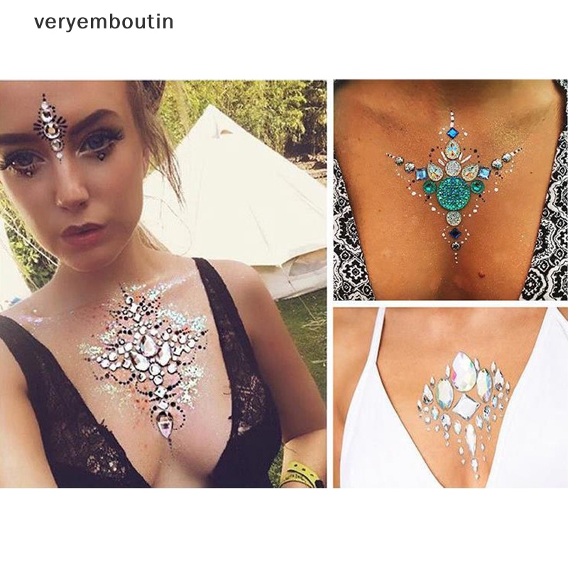 Miếng Dán Ngực Đính Hạt Kim Cương Pha Lê Lấp Lánh