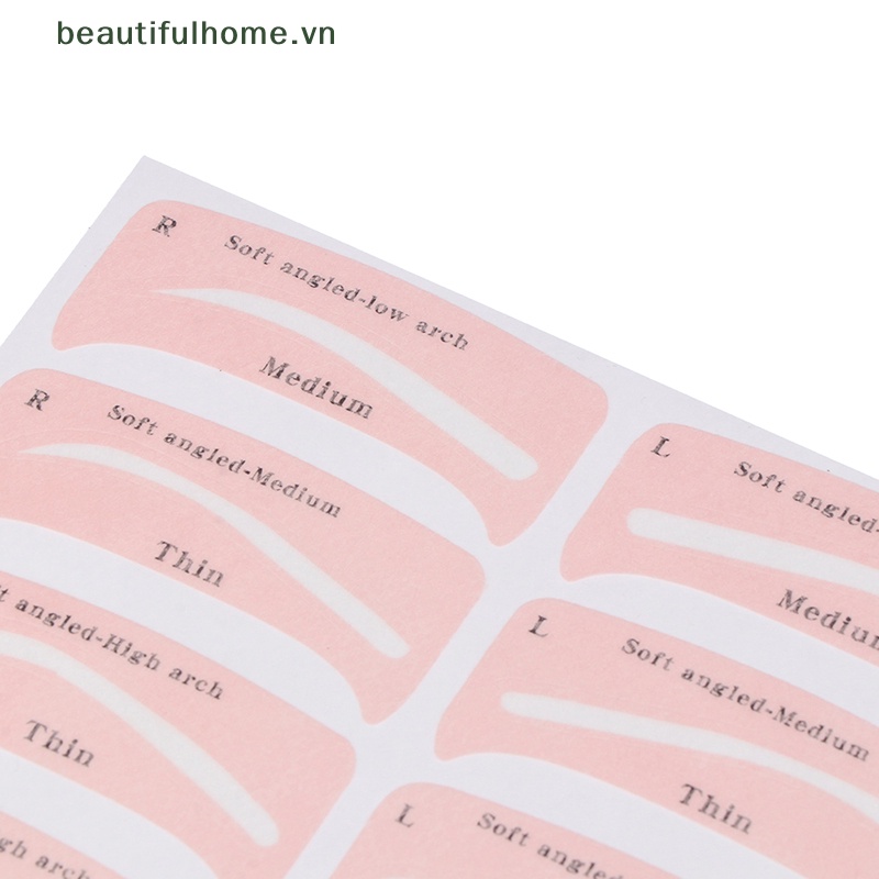 Bộ 24 Cặp Khuôn Hỗ Trợ Định Hình Lông Mày Tiện Dụng