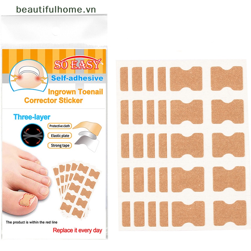 Set 50 Miếng Dán Chỉnh Sửa Móng Chân Tiện Dụng