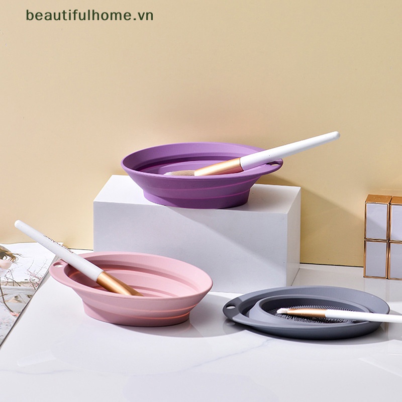 Miếng Silicone Vệ Sinh Cọ Trang Điểm Tiện Dụng
