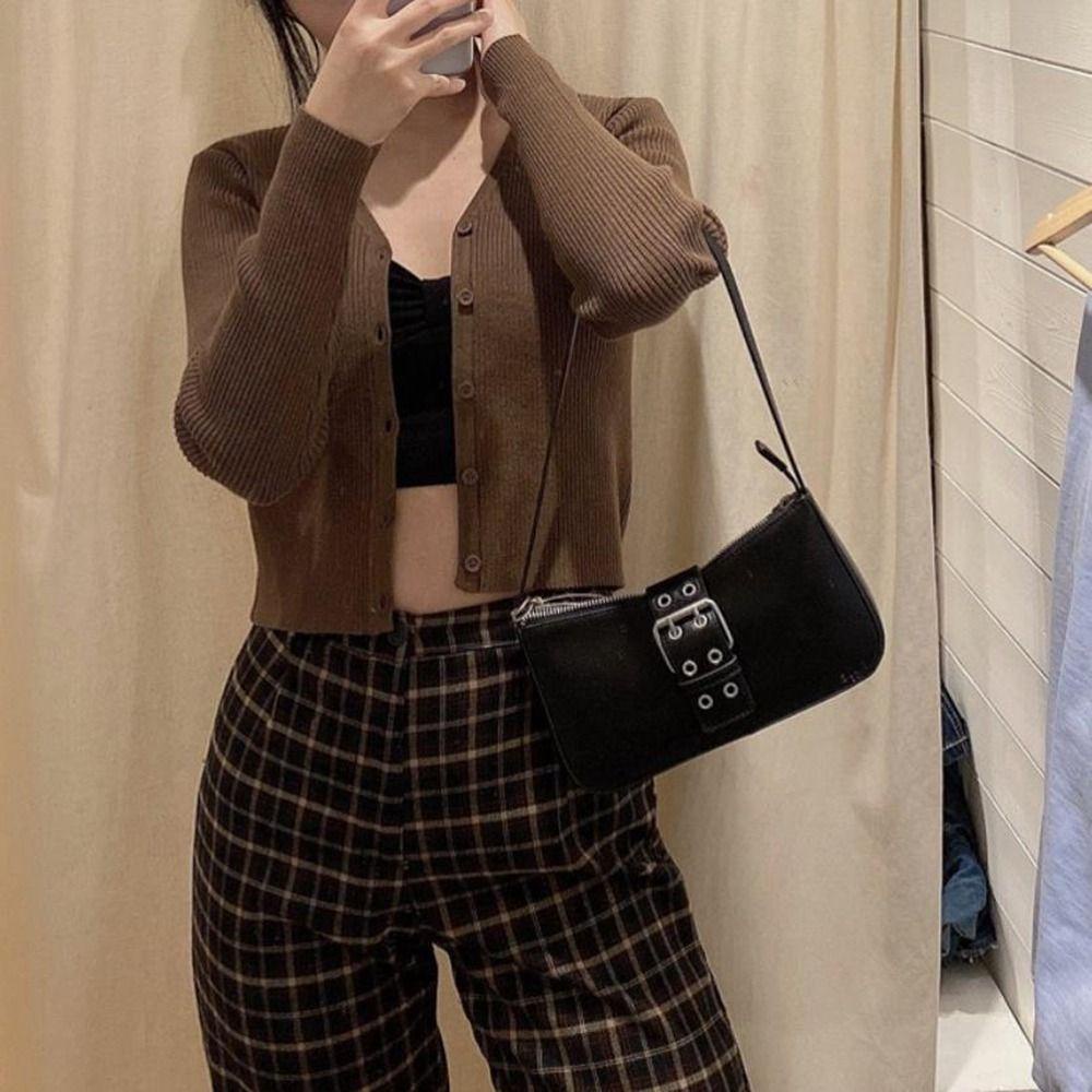 Túi Xách Da PU Đeo Vai Đựng Điện Thoại Phong Cách Thời Trang Retro Pháp Dành Cho Nữ