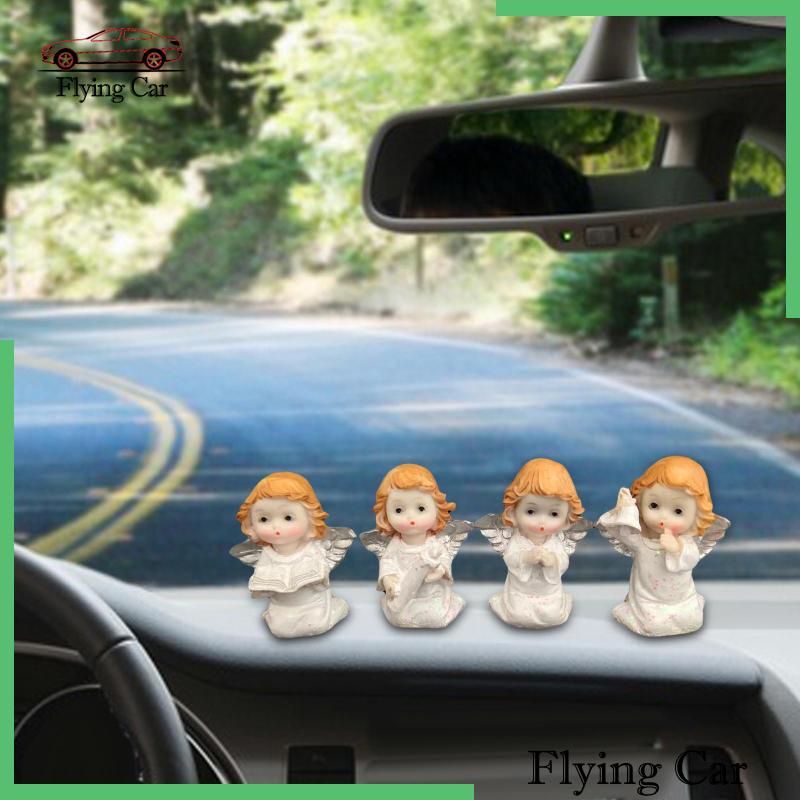 [Lzdjfmy2] 4 Bức Tượng Thiên Thần Điêu Khắc Nghệ Thuật Để Bàn Phòng Ngủ Tại Nhà