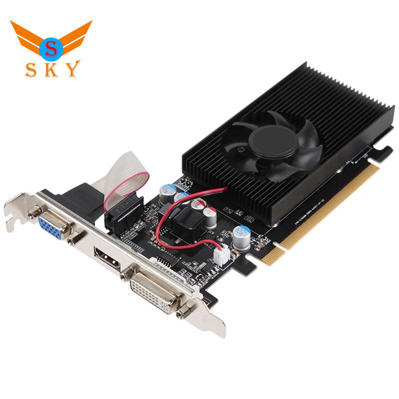 Card Đồ Họa GT210 1GB DDR2 64Bit PCIE 2.0 GPU HDMI-Compatible DVI VGA Thẻ