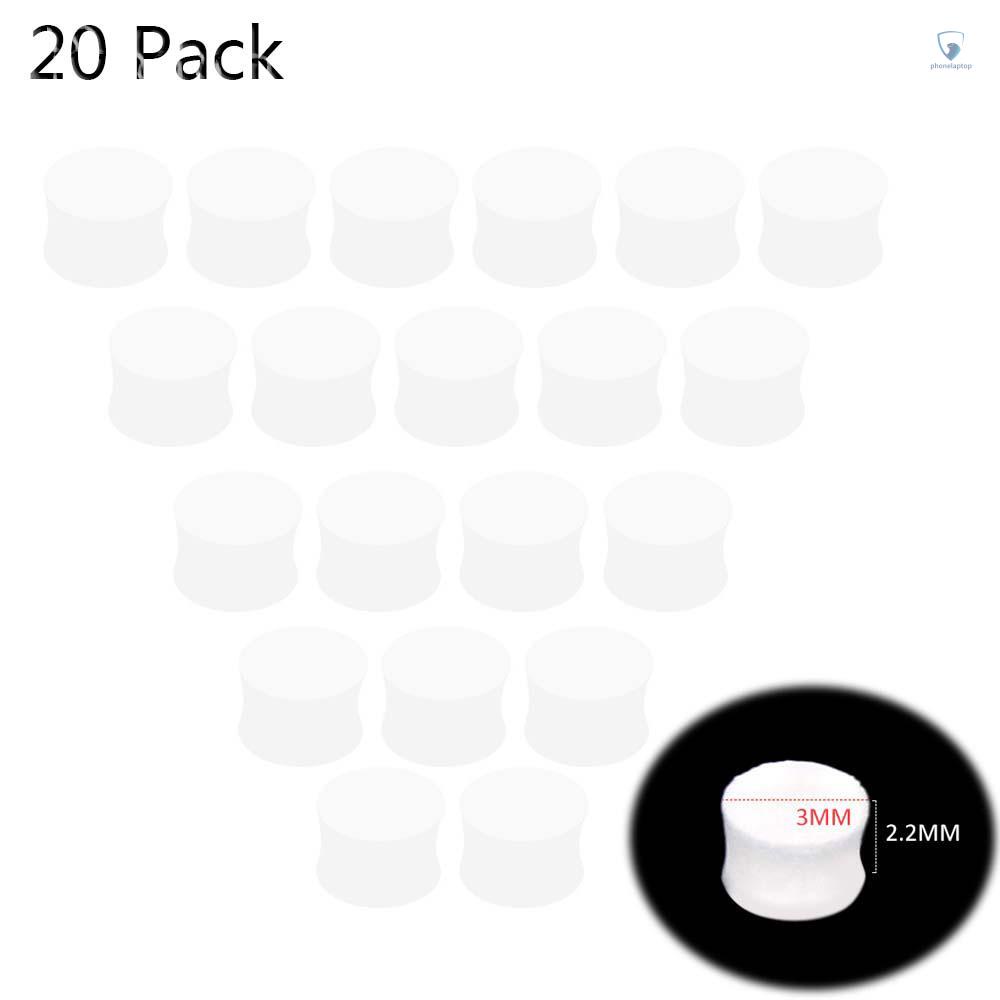 [laptvn] Bộ 20 Miếng Đánh Dấu Vị Trí Đàn Guitar Bằng Vỏ Ngọc Trai Trắng Chấm Bi