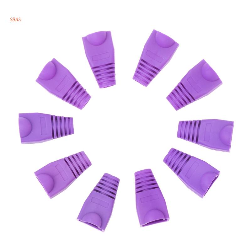 Set 10 / 25 Nắp Bảo Vệ Đầu Nối Dây Cáp RJ45 Cat6 Cat5E