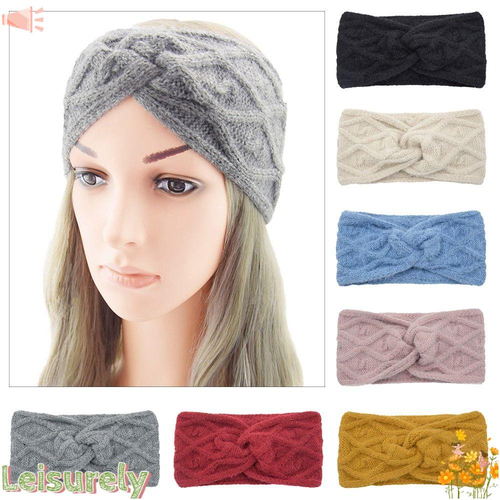 Băng Đô Len Đan Móc Thời Trang Mùa Đông Ấm Áp