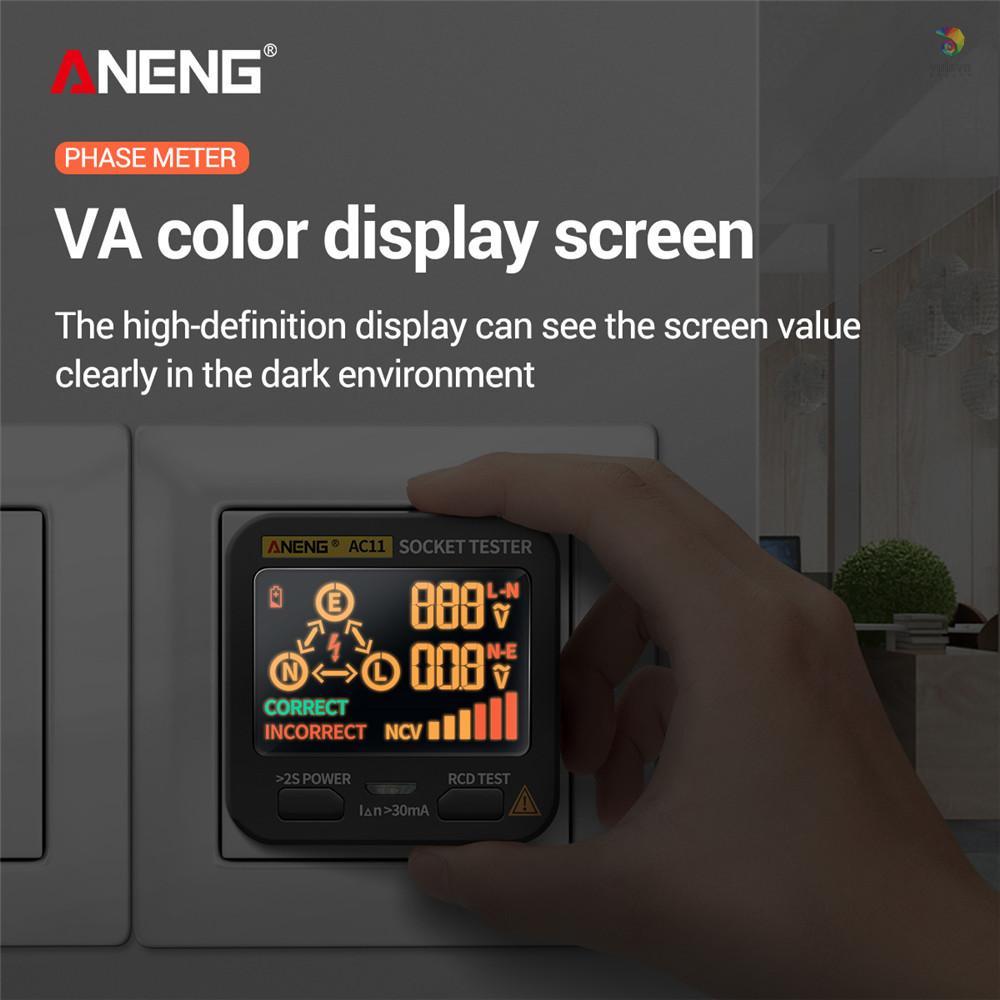 ANENG Thiết Bị Kiểm Tra Dây Điện Tử yula yula) Anemung AC11 Màn Hình LCD Chuyên Dụng