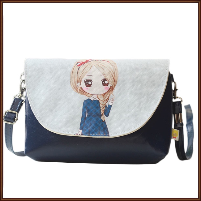 Túi Đeo Vai Mini In Họa Tiết Hoạt Hình Dễ Thương Cho Bé Gái