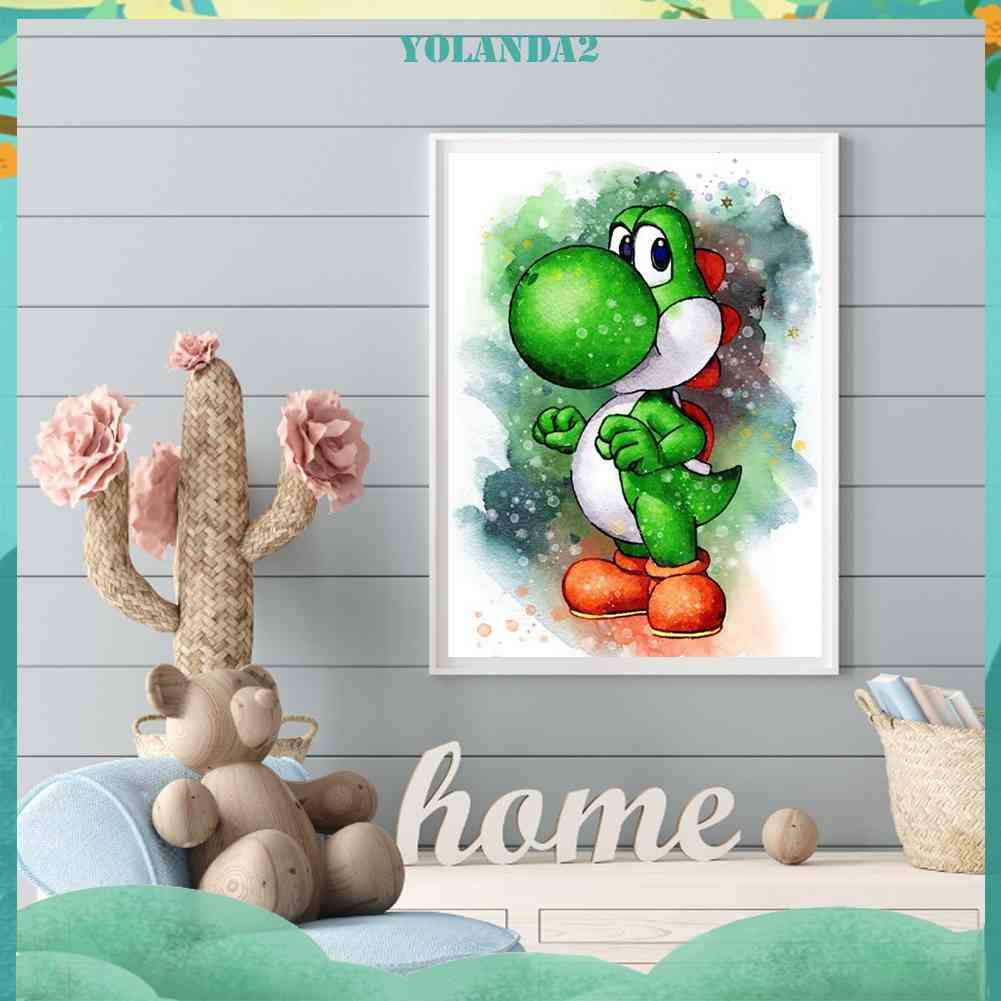 Bộ Tranh Đính Đá 5D Họa Tiết Hoạt Hình Độc Đáo DIY Dùng Trang Trí Nhà Cửa