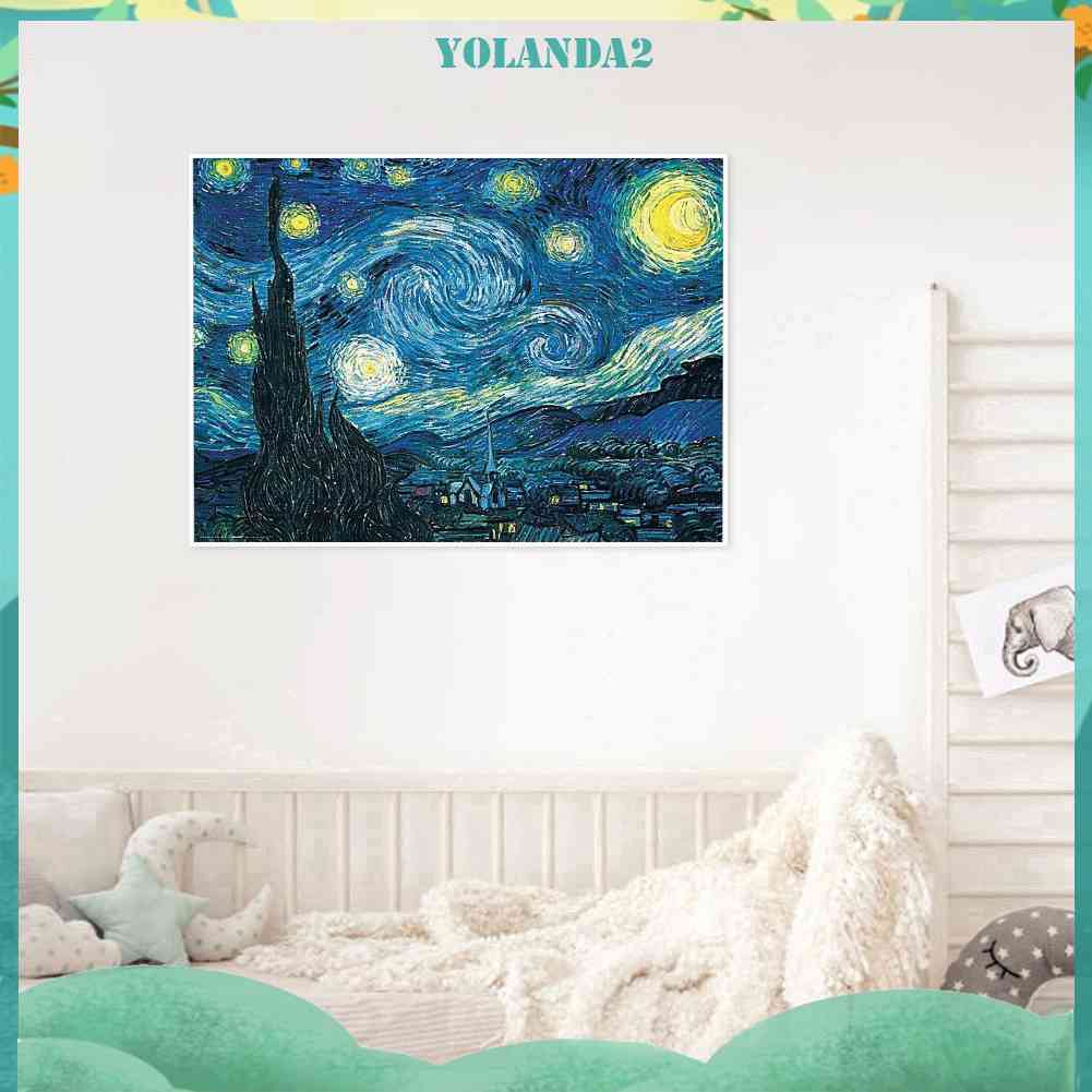 Bộ Tranh Đính Đá 5D Họa Tiết Bầu Trời Đầy Sao Độc Đáo DIY Dùng Trang Trí