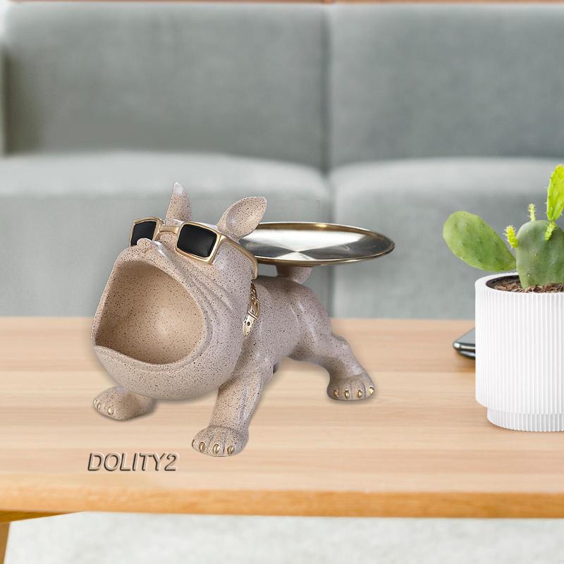 Set 2 Hộp Đựng Đồ Dùng Hình Chú Chó Bằng Nhựa Độc Đáo Trang Trí Nhà Cửa / Tiệc Tùng