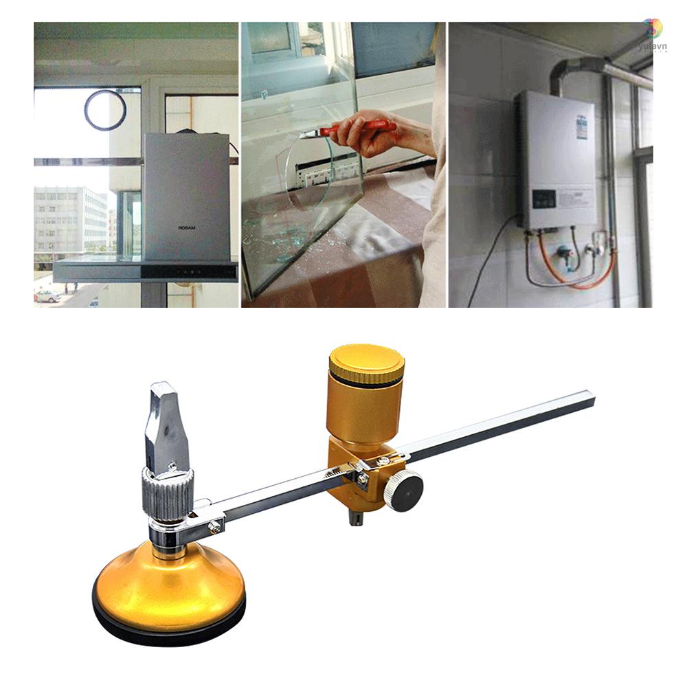 Dụng Cụ Cắt Kính Hình Tròn Đường Kính 54mm Có Giác Hút 1.5-12 Inch