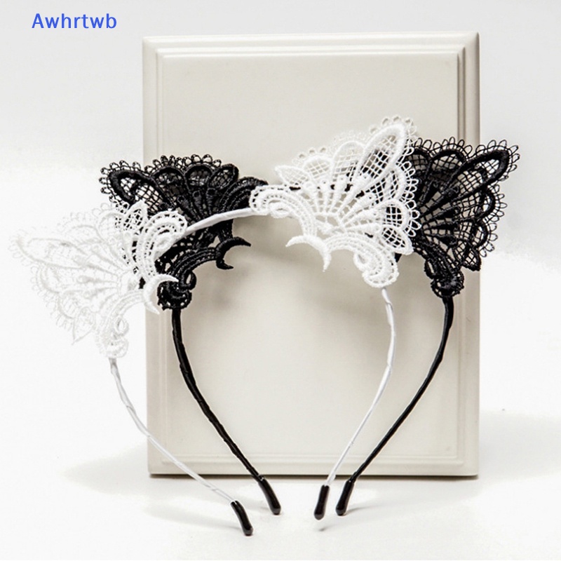 Băng Đô Tai Mèo Phối Ren Thời Trang Gợi Cảm Cho Nữ Mới