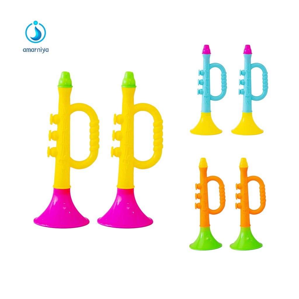 Set 2 Kèn Trumpet Đồ Chơi Kích Thích Trí Thông Minh Cho Bé