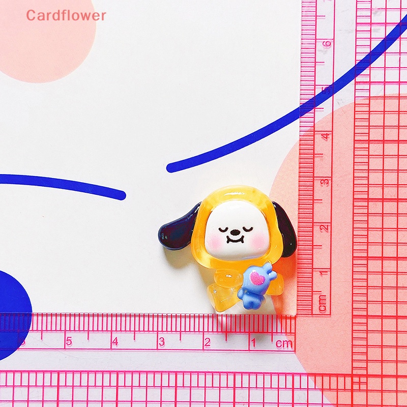 Set 10 Phụ Kiện Kẹp Tóc Bt21 Bằng Nhựa Trong Suốt Dễ Thương Cho Điện Thoại