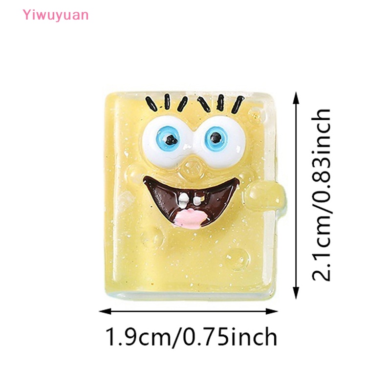 Bộ 5 Bông Tai Nhựa Trong Suốt Hình Nhân Vật Hoạt Hình DIY Mới