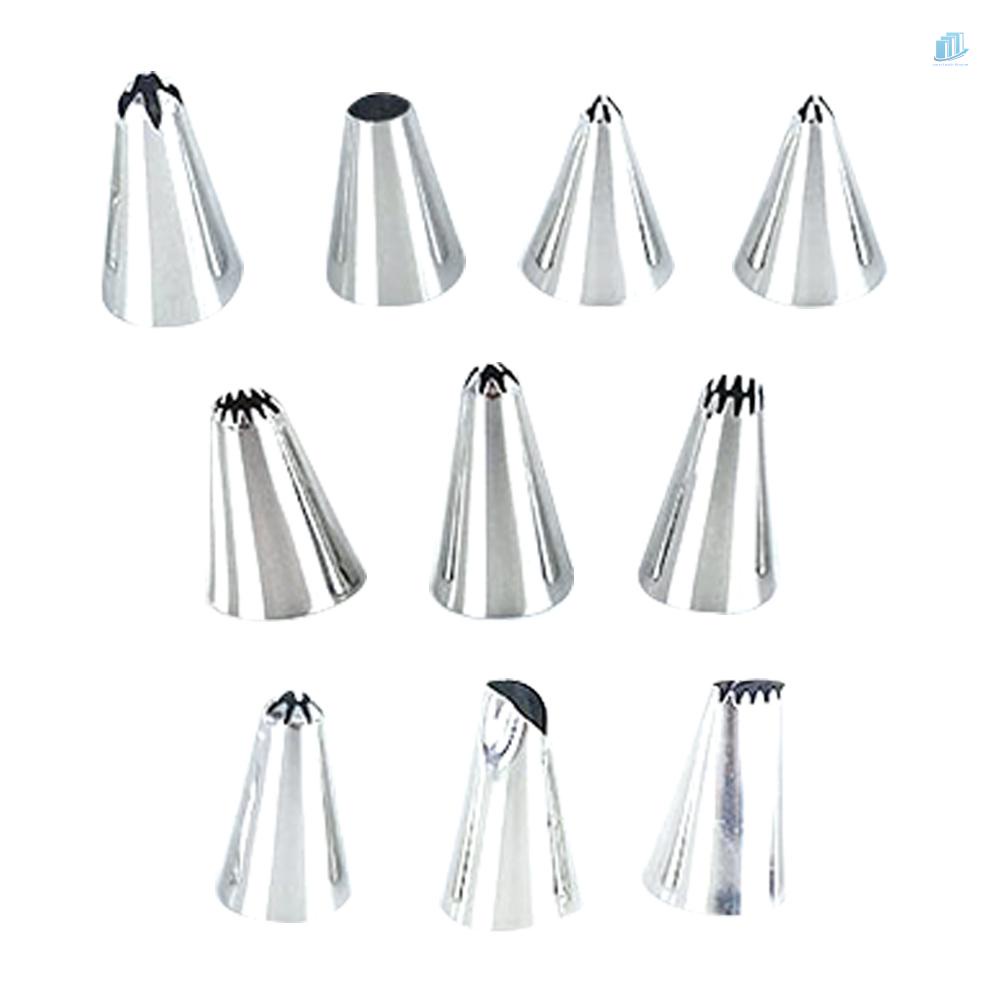 Bộ 10 Dụng Cụ Làm Bánh Xoay Được Bằng Thép Không Gỉ DIY (s2mwvn) (s2mwvn)