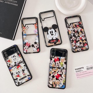 Ốp lưng hoạt hình dành cho samsung galaxy z flip 4 z flip 3 ốp lưng trong suốt chống sốc nhựa cứng pc cho samsung z flip 4 3 bao