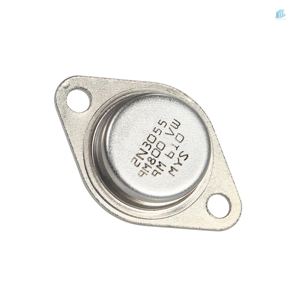 Set 5 Linh Kiện Bán Dẫn NPN TO-3 15A / 60V 2N3055 Bằng Kim Loại Chất Lượng Cao