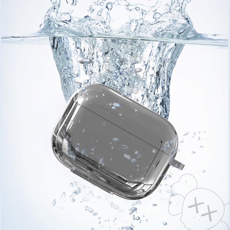 Vỏ Bảo Vệ Hộp Sạc Tai Nghe VIVO TWS 2 Bằng TPU Mạ Điện Họa Tiết Hoạt Hình + Mặt Dây Chuyền Đơn Giản Chống Sốc