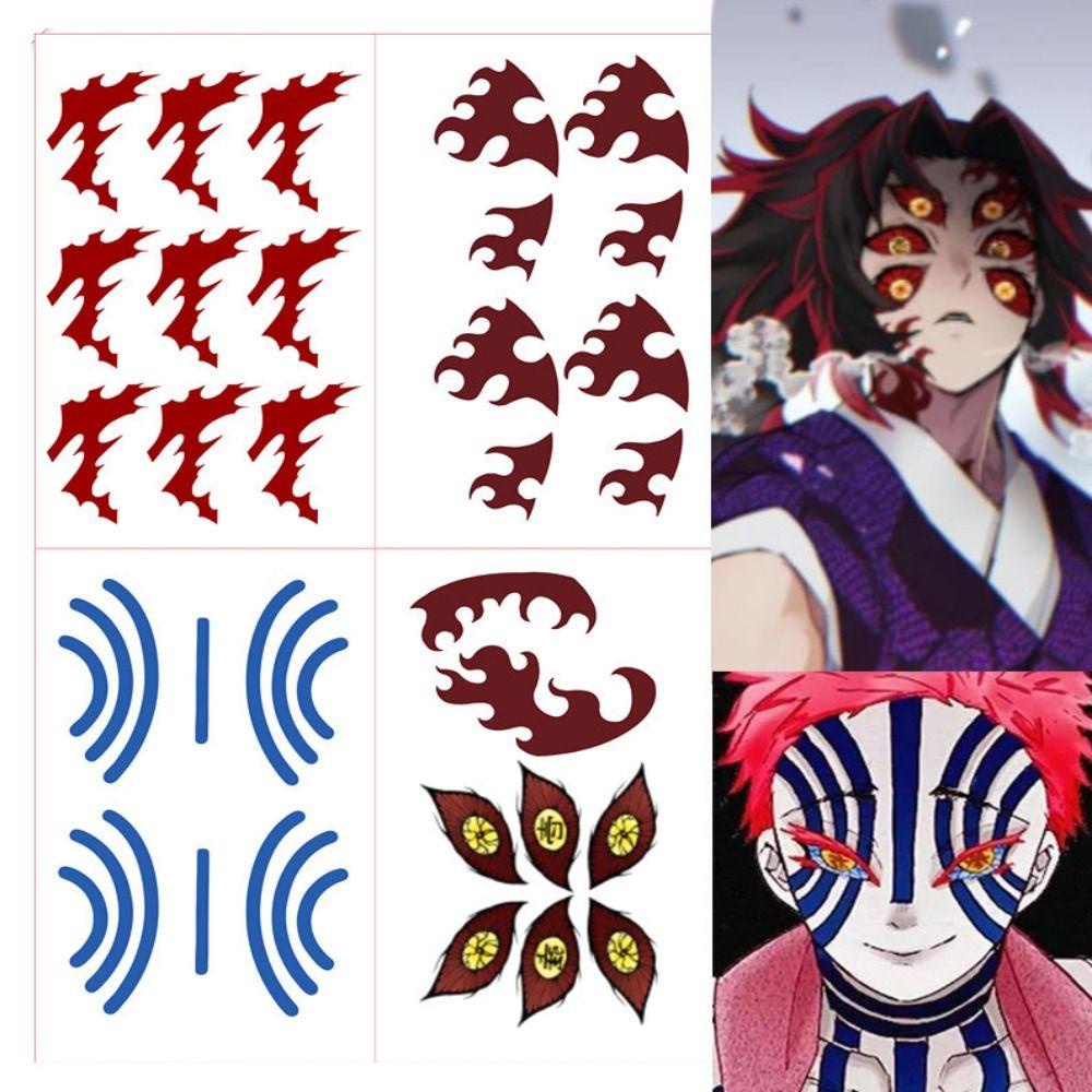 DARON Hình Xăm Dán Tạm Thời Chống Nước Hình Demon Slayer Kimetsu No Yaiba