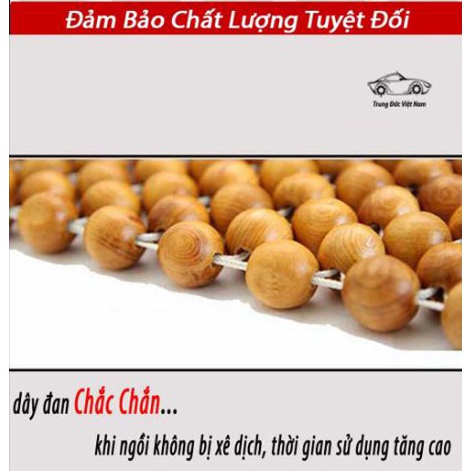 Lót Ghế Ô Tô Hạt Gỗ Thông Bền Đẹp, Hoạ Tiết Hạt Gỗ Đan Hoa Cao Cấp, Giúp Lưu Thông Mạnh Máu. Massage Cơ Thể