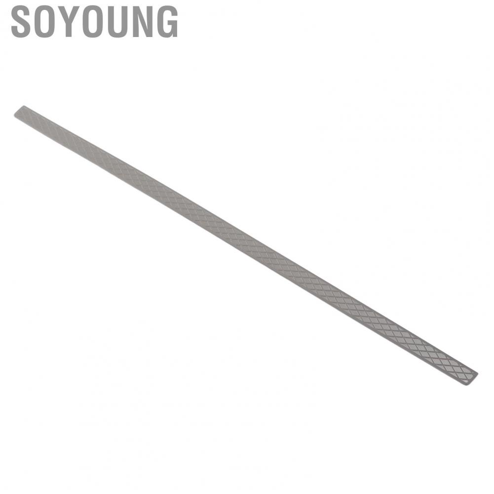 Soyoung Hood Vent Decoration Cover  Front Engine Hood Grille Cover Deformation Proof Glossy Surface Aluminium Alloy Perfect Fit  for Car