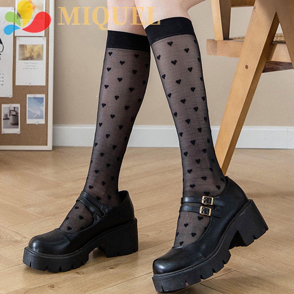 Vớ Dây Thủy Tinh Siêu Mỏng Thoải Mái Phong Cách Lolita Harajuku JK Cho Nữ