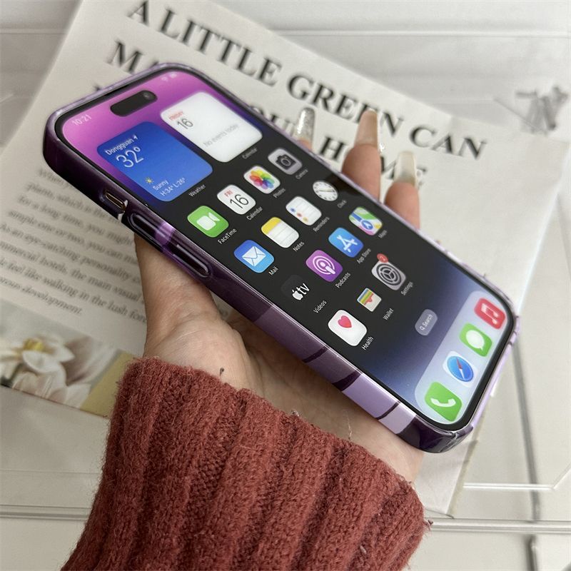 Ốp Điện Thoại Cứng Siêu Mỏng Họa Tiết Kuromi Hoạt Hình Cho Apple / 8p1114pro iPhone13 7max 3LXO