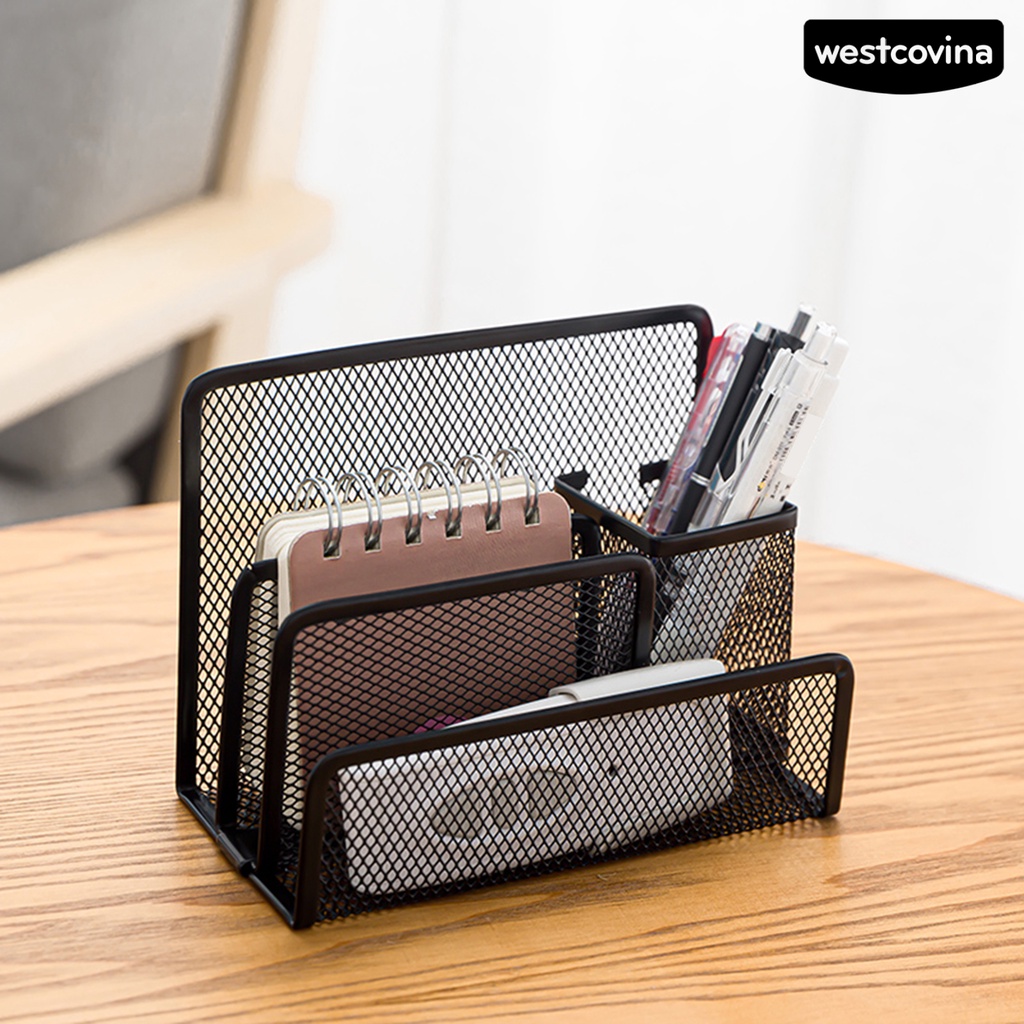 [COD]♪Giá Đỡ Tài Liệu 3 Ngăn Bằng Kim Loại Tiết Kiệm Không Gian