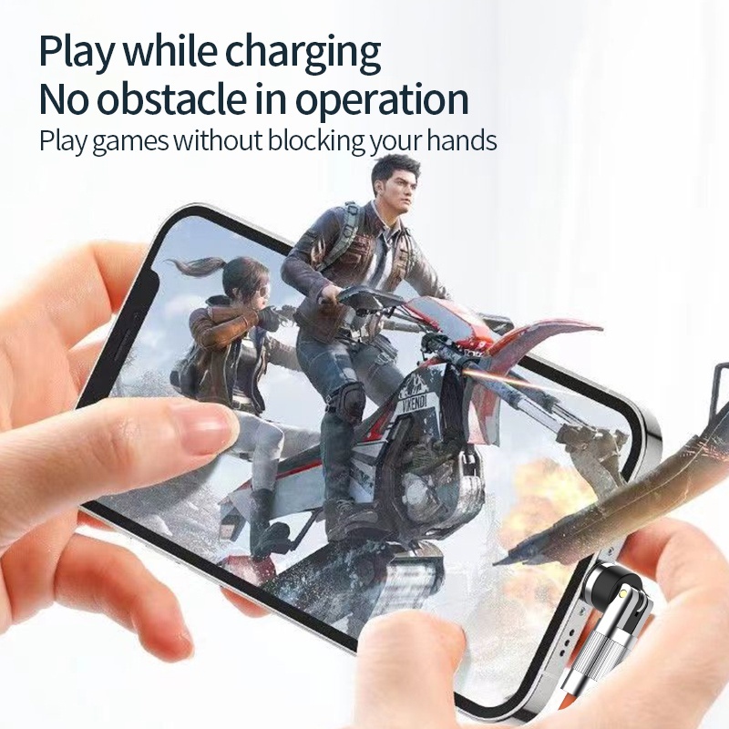 Phụ Kiện Chuyên Dụng Dành Cho 120W 6A 540 120W° Dây Cáp Sạc Nhanh Usb Type-c Bằng Silicone Có Nam Châm Chất Lượng Cao